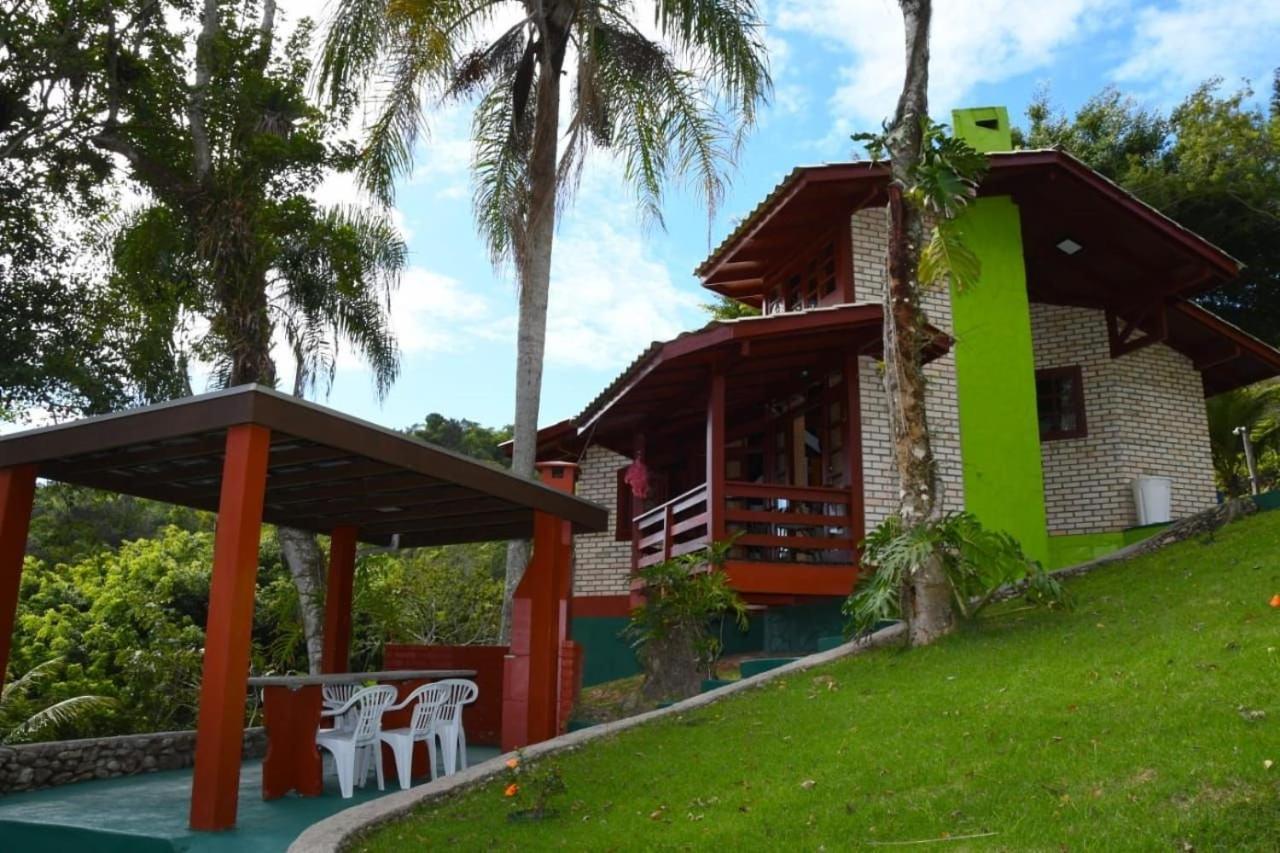 Jardim Praia do Estaleiro - Bangalô Casa das Palmeiras Porto Belo Extérieur photo