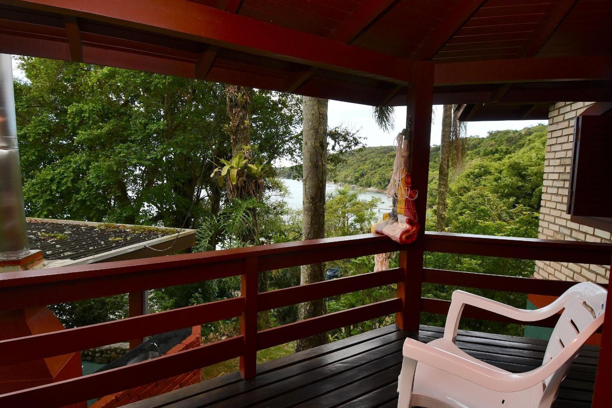 Jardim Praia do Estaleiro - Bangalô Casa das Palmeiras Porto Belo Extérieur photo
