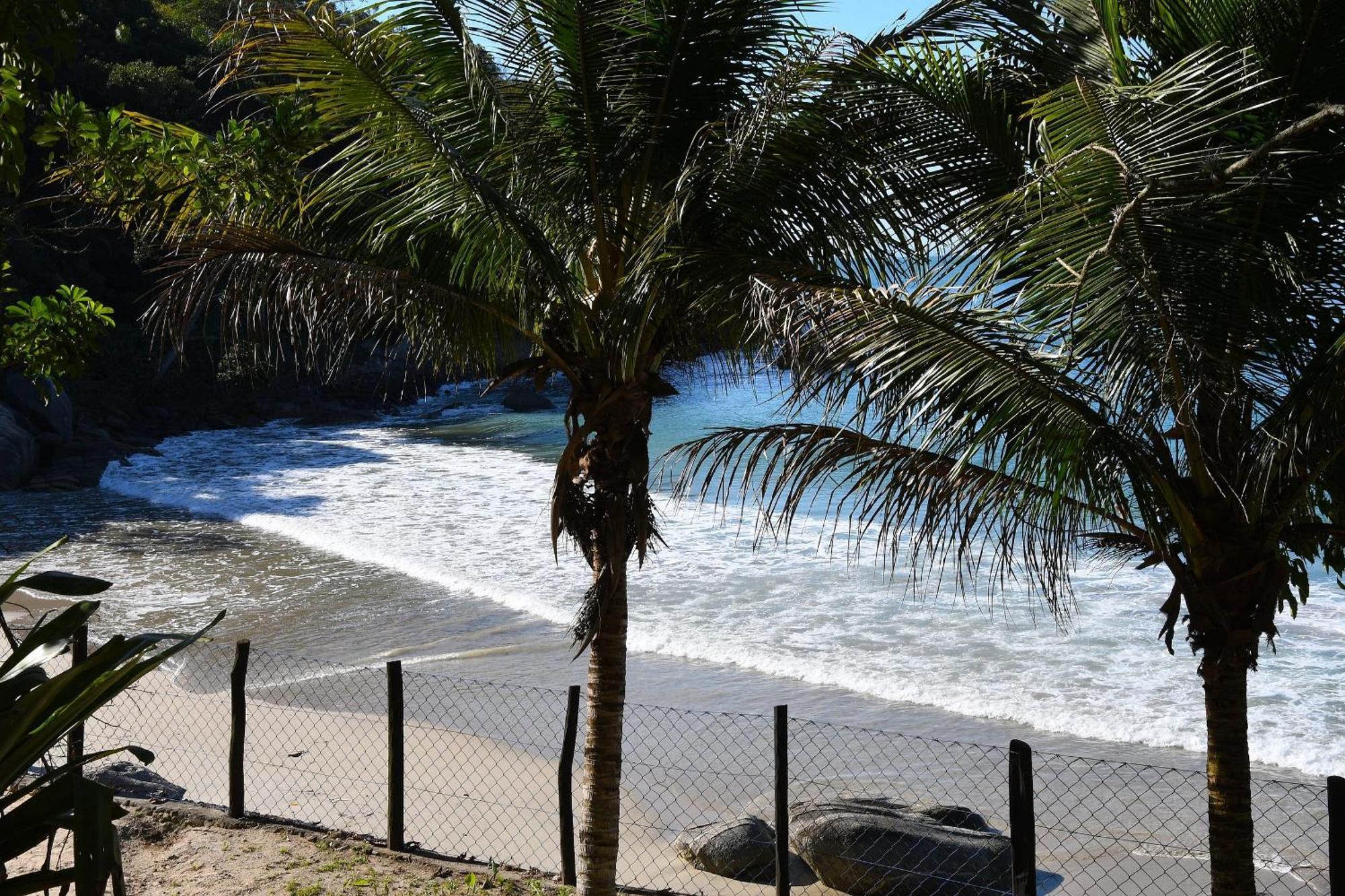 Jardim Praia do Estaleiro - Bangalô Casa das Palmeiras Porto Belo Extérieur photo